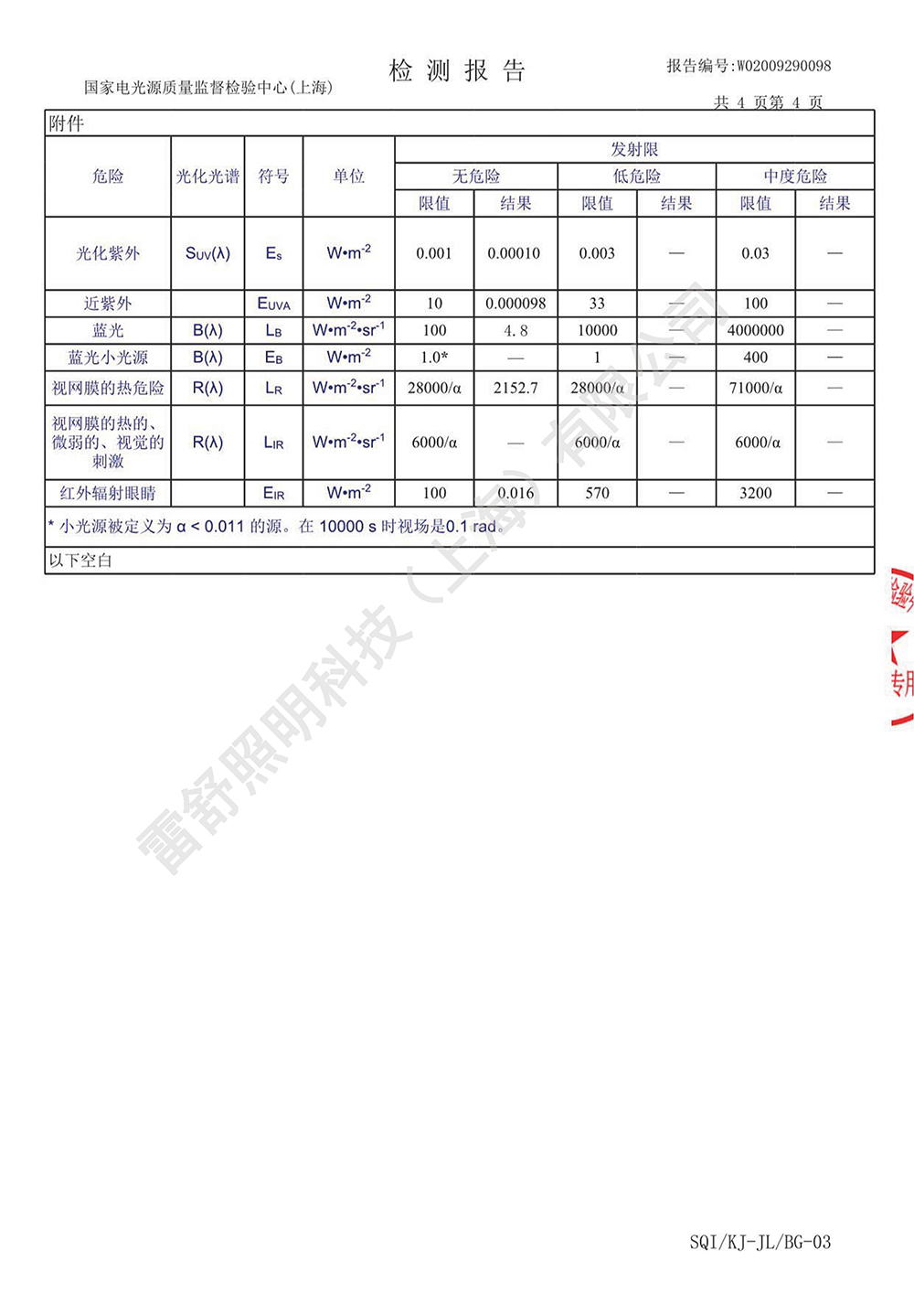 黑板灯 光生物安全